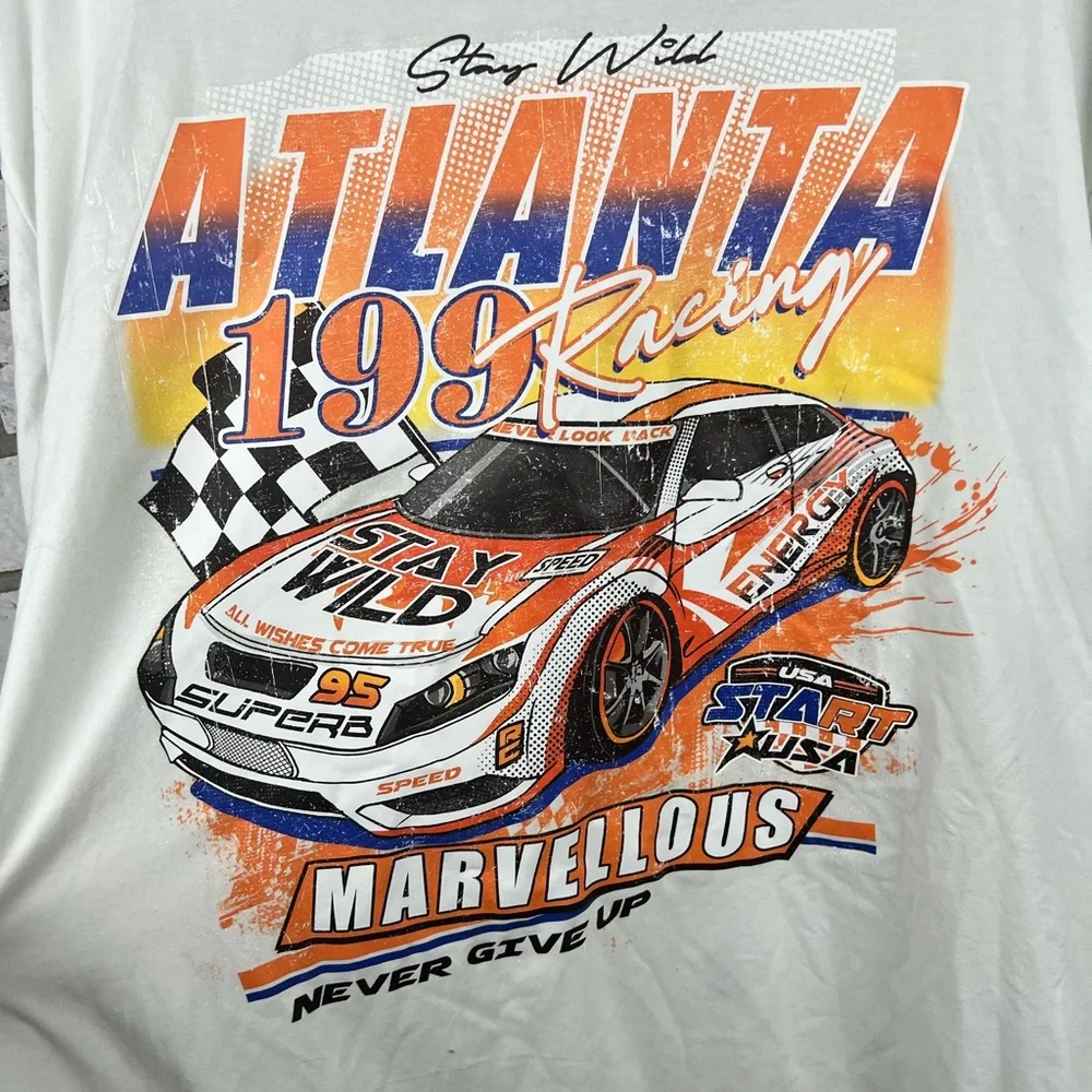 SHEIN | Oversized Racing Tee - Picture 3 of 6
